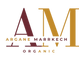 Logo of Argane Marrkech Organic with a stylized 'AM' on a white background